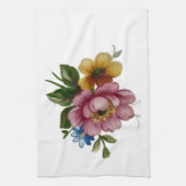 Vintage Cabbage Rose Elegance  Kitchen Towels Theedoek (Verticaal)
