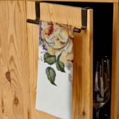 Vintage Cabbage Rose Elegance  Kitchen Towels Theedoek