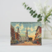 Vintage, Cabot Street, Beverly Massachusetts Briefkaart (Staand voorkant)