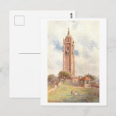 Vintage Cabot Tower, Bristol Briefkaart (Voorkant / Achterkant)