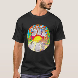 Vintage Cactus Desert Sunset Arizona Retro Saguaro T-shirt