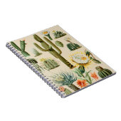 Vintage Cactus | Spiraal Notebook Notitieboek (Rechterzijde)