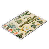 Vintage Cactus | Spiraal Notebook Notitieboek (Linkerzijde)