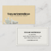 Vintage Cactus Visitekaartje (Voorkant / Achterkant)