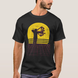 Vintage cadeau voor boogschieten met boogschutters t-shirt