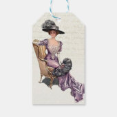 Vintage Cadeaulabel (Achterkant)