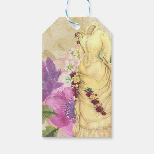 Vintage Cadeaulabel (Achterkant)