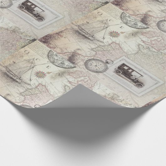 Vintage Cadeaupapier (Hoek)