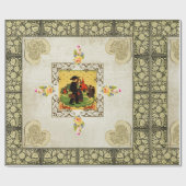 vintage cadeaupapier (Vlak)