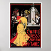 Vintage Caffe Espresso Poster (Voorkant)