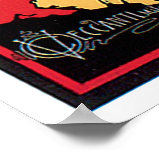 Vintage Caffe Espresso Poster (Hoek)