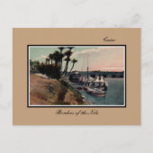 Vintage Caïro Egyptische grenzen Nijl Briefkaart (Voorkant)