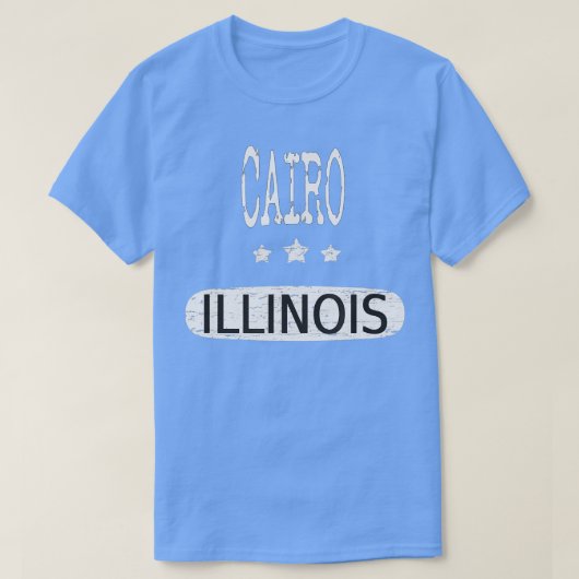 Vintage Cairo Illinois T-shirt (Design voorkant)