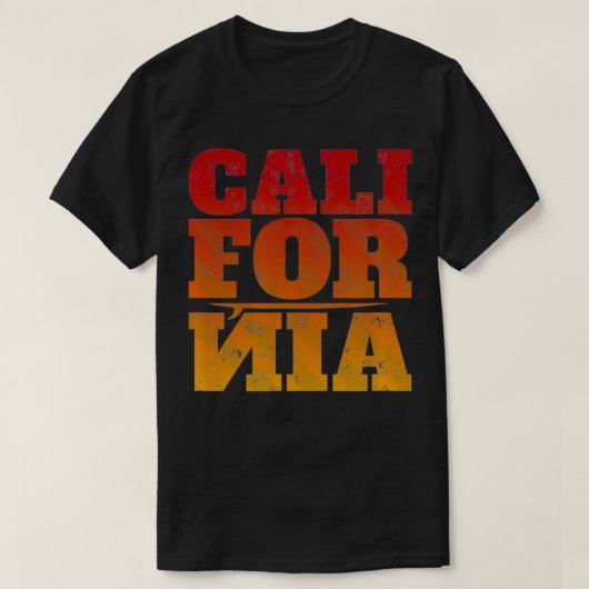Vintage Cali-Surf T-shirt (Design voorkant)