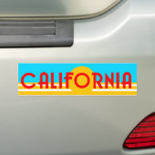 VIntage California Logo Sticker (Op auto)