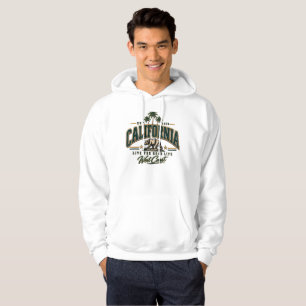 Vintage California Republic Heren Varsity Hoodie