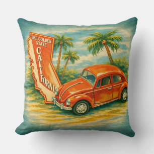Vintage California-sfeer Kussen