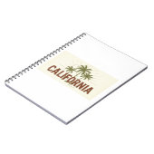 Vintage California Sweatshirt | Retro Palm Tree St Notitieboek (Linkerzijde)