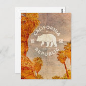 Vintage Californië Briefkaart (Voorkant / Achterkant)