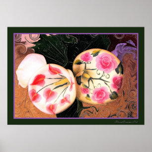 Vintage Calla Lilies Poster