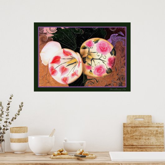 Vintage Calla Lilies Poster (Keuken)