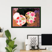 Vintage Calla Lilies Poster (Thuiskantoor)