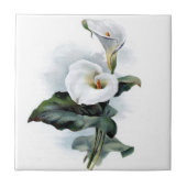Vintage callalily tegeltje (Voorkant)