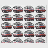 Vintage Camaro Garage Cadeaupapier (Vlak)