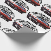 Vintage Camaro Garage Cadeaupapier (Hoek)