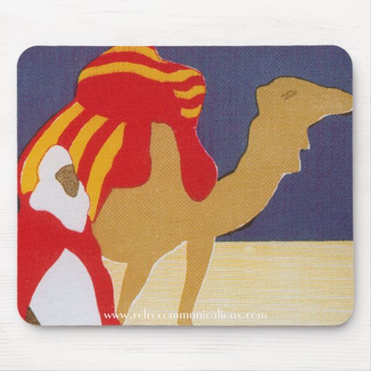 Vintage Camel Mousepad Muismat (Voorkant)