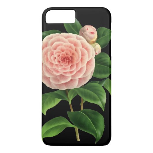 Vintage Camellia Blossom Botanical Case-Mate iPhone Case (Achterkant)