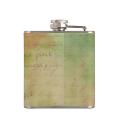 Vintage Camellia French Botanical Heupfles (Achterkant)