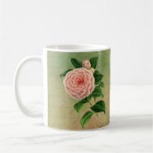 Vintage Camellia French Botanical Koffiemok (Links)