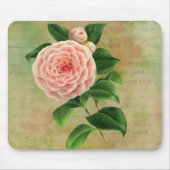 Vintage Camellia French Botanical Muismat (Voorkant)