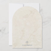 Vintage Cameo Love Wedding Invitation Kaart (Achterkant)