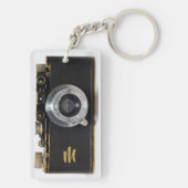 VINTAGE CAMERA Beroemde Duitse Meetzoeker AK Sleutelhanger (achterkant)