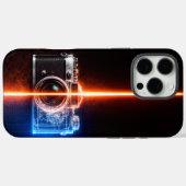 Vintage Camera Blueprint Case-Mate iPhone Case (Achterkant (horizontaal))