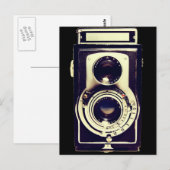 Vintage Camera Briefkaart (Voorkant / Achterkant)