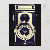 Vintage Camera Briefkaart (Voorkant)