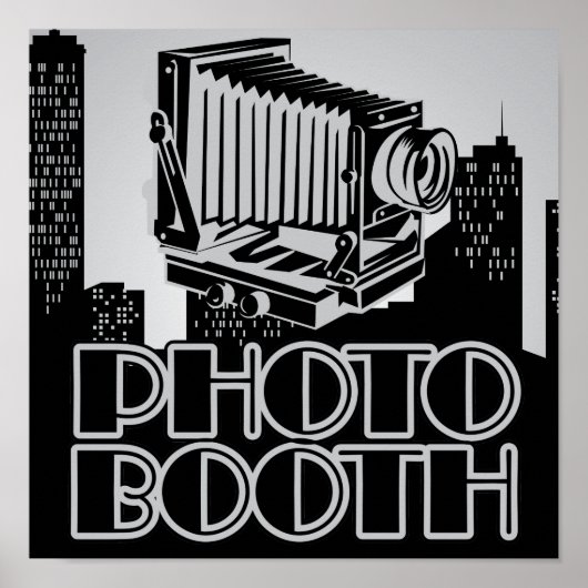 Vintage Camera Jaren '20 Foto Booth Poster (Voorkant)