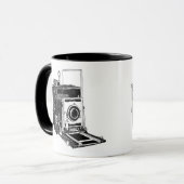 Vintage Camera Mok (Voorkant links)