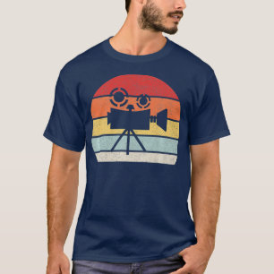 Vintage camera-Shirt met retro voor filmmaker T-shirt