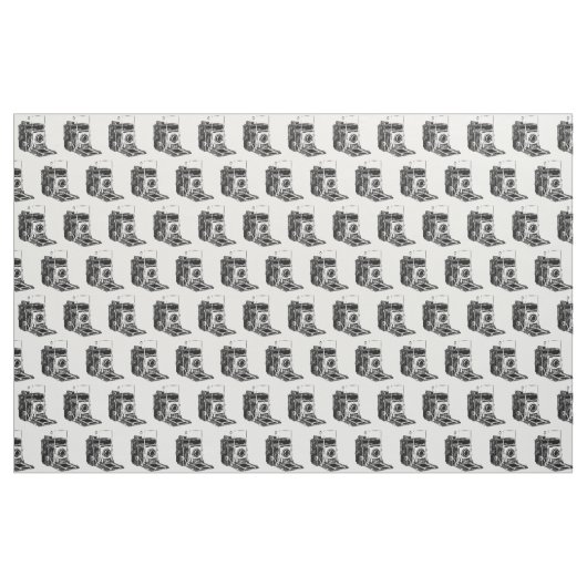 Vintage Camera Stof (Yard (91,4 cm))