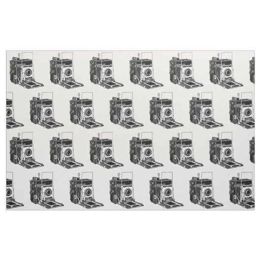 Vintage Camera Stof (Fat Quarter)