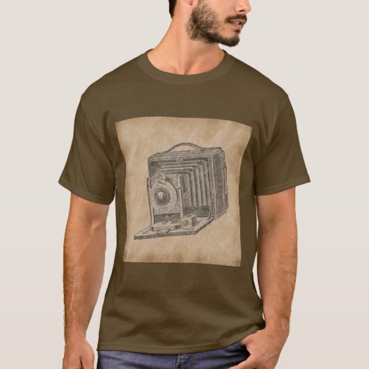 Vintage Camera T-shirt (Voorkant)