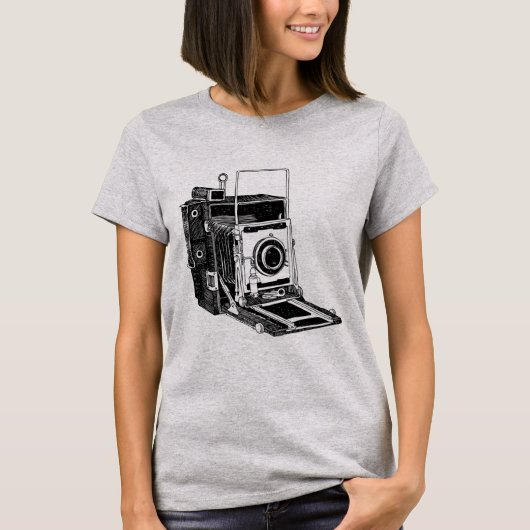 Vintage Camera T-shirt (Voorkant)