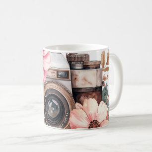 Vintage Camerabeker - Geschenk voor Fotoliefhebber Koffiemok