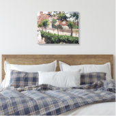Vintage Camille Pissarro Bath Road Londen Canvas Afdruk (Insitu (Slaapkamer))