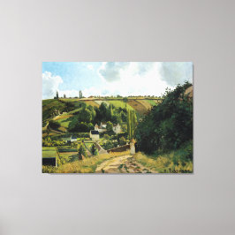 Vintage Camille Pissarro Jalais Hill Pontoise Canvas Afdruk