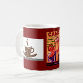 "Vintage Camp koffie" Koffiemok (Voorkant links)